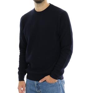 MAGLIA LAVORATA BLU